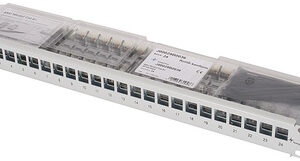 Telegärtner Support de module 19" avec 24 x module AMJ cat.6