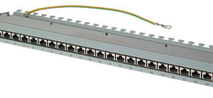 Telegärtner Panneau patch 19", K Class EA(profond),24 x RJ45