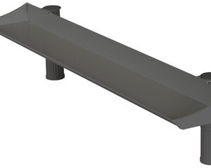 Hansa Support de rangement pour bureau Uno Top Board, noir