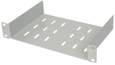 DIGITUS Etagère 10", 1U, gris clair RAL 7035