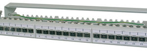 DIGITUS Panneau 19", cat.6A (profond), 25 x ports RJ45, 1 U