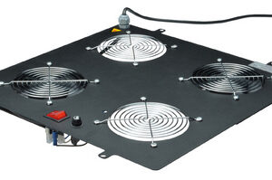 DIGITUS unité de ventilation de toit, 2 ventilateurs, noir
