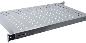 DIGITUS étagère 19", 1 U, Profondeur: 700 mm gris clair