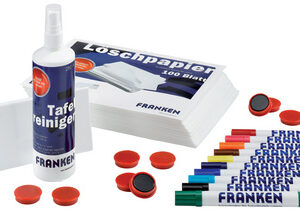 FRANKEN Kit de démarrage pour tableau blanc, magnétique