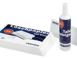 FRANKEN Kit de nettoyage pour tableau blanc