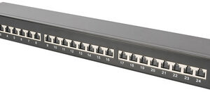 DIGITUS Panneau de brassage 19", Cat.6A, classe EA, 24 ports