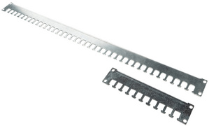 DIGITUS Rail de serre-câble 19", 1.000 mm, argent