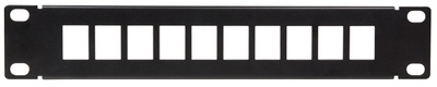LogiLink Panneau de brassage keystone 10", noir
