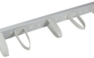 LogiLink Passe-câbles 19", 1 U, avec 5 crochets flexibles,
