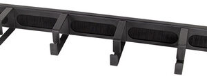 LogiLink Panneau guide-câble 19", 1 U, 4 étriers guide-câble