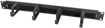LogiLink Panneau guide-câble 19", 1 U, 4 étriers guide-câble