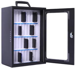 pavo Armoire pour smartphones, pour 36 smartphones, gris