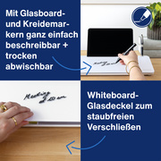 magnetoplan Organiseur de bureau Glasboard, blanc