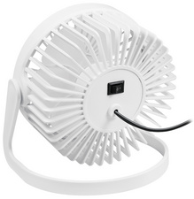 LogiLink Ventilateur de bureau USB, 30 dB, blanc