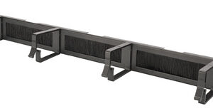 DIGITUS Panneau guide-câble 19", 4 étriers guide-câble