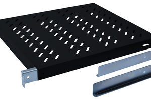 DIGITUS étagère 19", 1U, profondeur:350 mm, pour baies, noir