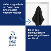 magnetoplan Chiffon magnetoCleaner ecoAware, noir
