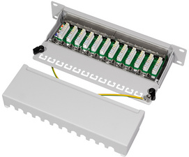 Logilink Panneau de brassage 10" cat. 6, blindé, 12 ports