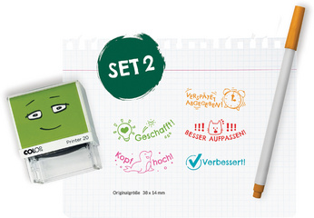 COLOP Schulstempel-Set "NIO SCHOOL", Printer 20 SET 2