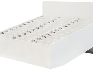 PAPERFLOW Rangement pour smartphones avec 33 logements, gris