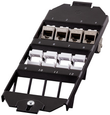 LogiLink Insert de boîte de sol pour 12 embases Keystone