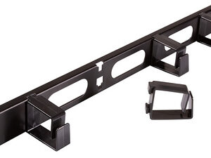 LogiLink Panneau passe-câbles 19", 1 U, avec 4 boucles