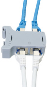 LogiLink Adaptateur pour rail DIN avec 2 coupleurs cat.6A