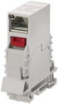 Telegärtner Connecteur pour rail STX, + femelle RJ45