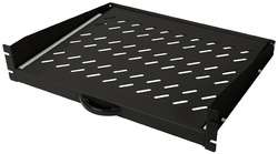 DIGITUS Etagère amovible pour montage fixe 19", 2U, gris