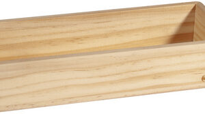 sigel Pot à crayon en bois pour tableau magnétique blanc