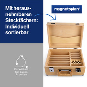 magnetoplan Mallette de présentation Wood Series