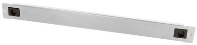 LogiLink Panneau plein 19", 1 U, en métal, noir (RAL9005)