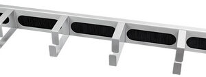 LogiLink Panneau guide-câble 19", 1 U, 4 étriers guide-câble