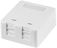 LogiLink Boîtier en saillie pour modules Keystone, 1 port