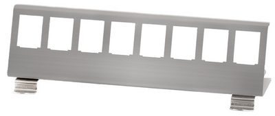 LogiLink Support de fixation pour 12 modules Keystone, inox