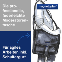 magnetoplan Sacoche de présentation "Messenger", équipé