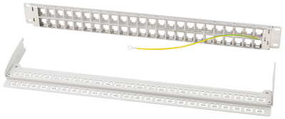 LogiLink 19" Keystone Patch Panel, 48 Port, geschirmt