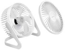 LogiLink Ventilateur de bureau USB, 40 dB, blanc