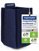magnetoplan Pot à crayons magnetoTray, petit, bleu