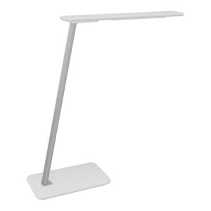 Lampe de bureau OL02 H. 48 cm Led - 650 lumen 10,9W ABS blanc/argent - chargeur induction