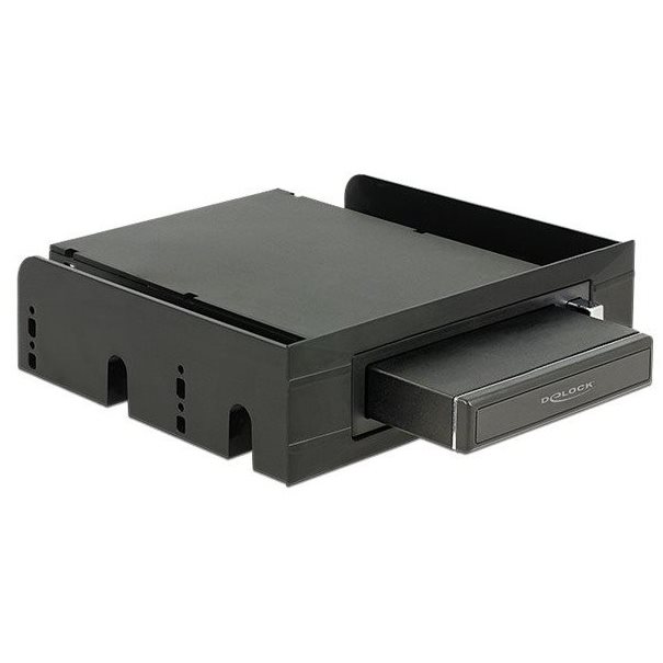 Delock 3.5″/5.25″ Wechselrahmen (2.5″ SATA-SSD/HD) Anschluss intern über SATA oder extern über USB3.0