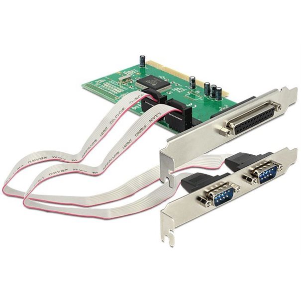 YY IO Delock PCI Karte 2x seriell + 1x parallel